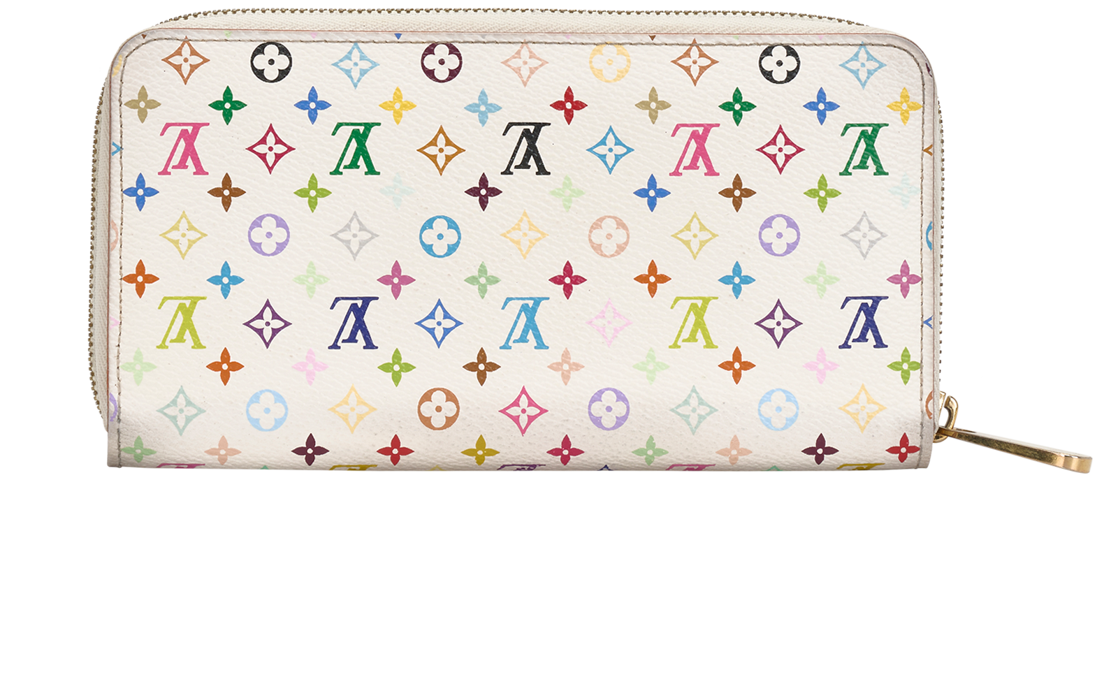 Louis Vuitton Long Wallet, &pound;210, Accessories, White, Canvas, Back view